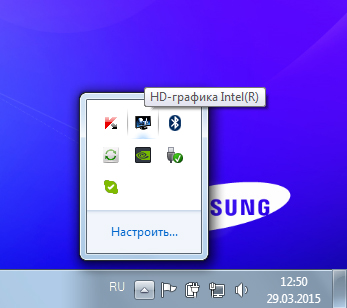 Панель intel